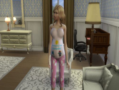 Sims 4 Maternity Pajamas