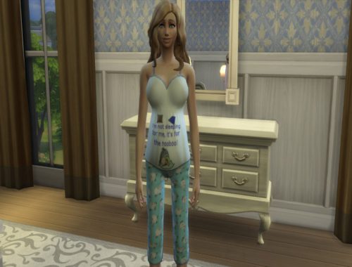 Sims 4 Maternity Pajamas