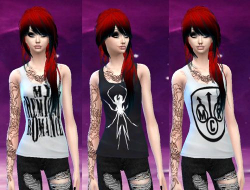 My Chemical Romance tops