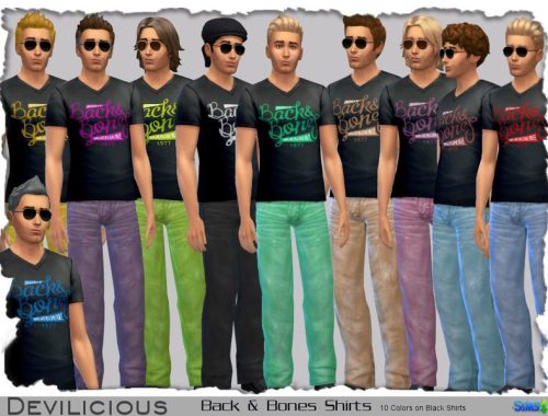 Back & Bones Shirts, 21 in 1