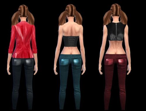 Rocker Leather Leggins-Collection