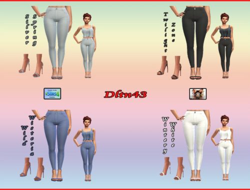 Veranka Sunrise Pants Solid Recolors - mesh needed