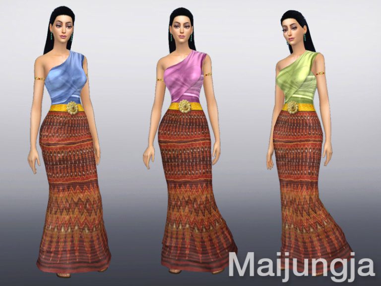 Thai Traditional Dress - The Sims 4 Catalog