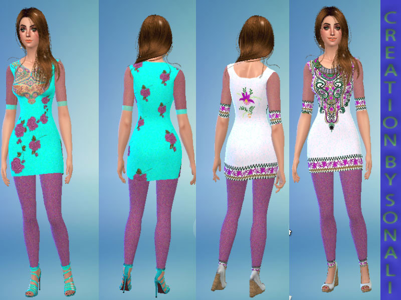 Indian Wear -salwar Suits - The Sims 4 Catalog