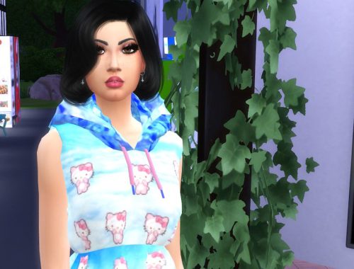 Clouds In Motion Glitter Hooded Dress- mesh needed