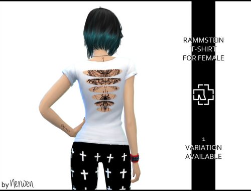 Rammstein White T-shirt
