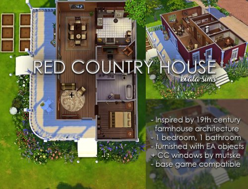 [koala-sims] Red Country House