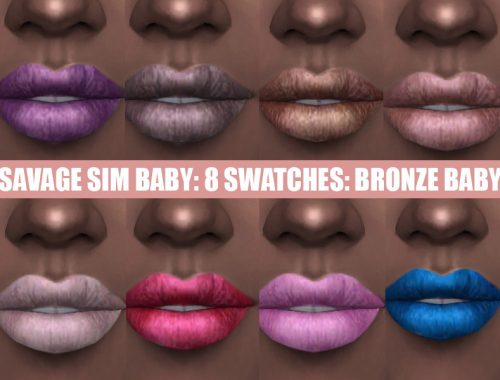 BRONZE and METALLIC LIPSTICKS