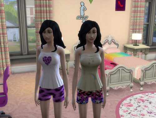 Animal Print Camisole Shirt and Shorts Pajama Sets