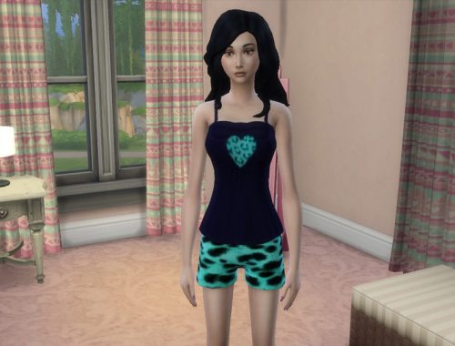 Animal Print Camisole Shirt and Shorts Pajama Sets