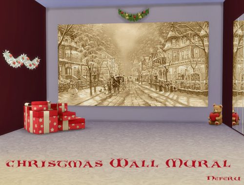 Christmas Wall Mural