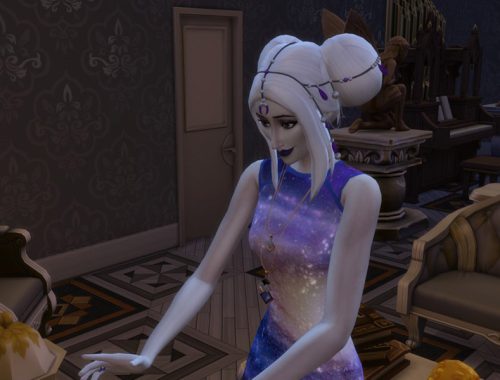 White Hair Recolor 4: Vampires Style