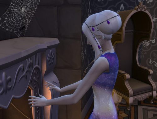 White Hair Recolor 4: Vampires Style