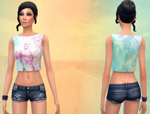 Fab Ciraolo Inspired Crop Top Needs Perfect Patio Stuff Pack