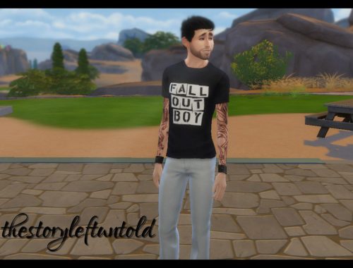 "Fall Out Boy"-Shirt for Men