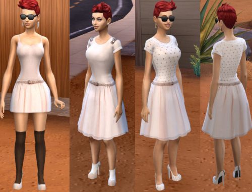 Skirts and Tops Pale Pink