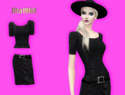 In Difference Top and Skirt .