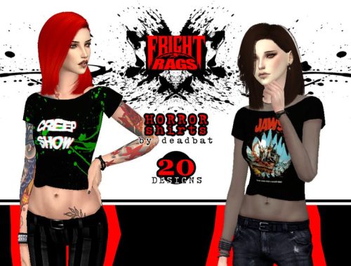 Fright Rags Tops by Deadbat - Backyard needed
