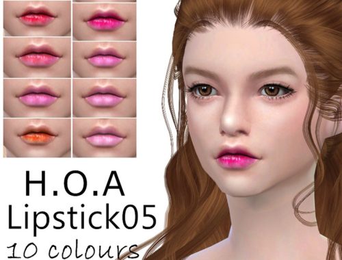 H.O.A Lipstick05 10 colors