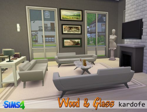 Wood and Glass