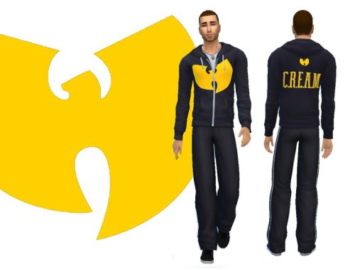 Wu Tang Hoodie Set for Men