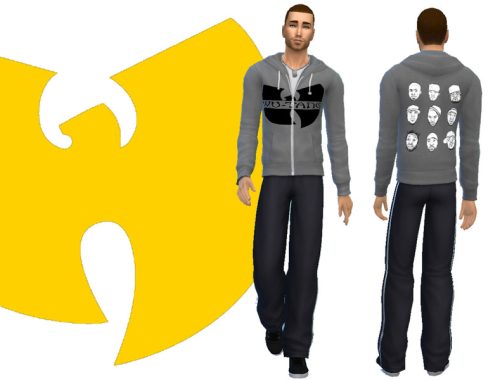 Wu Tang Hoodie Set for Men