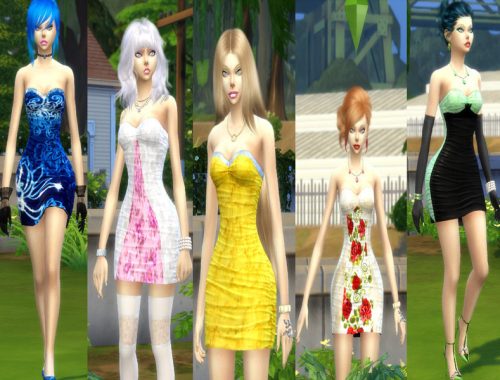 Ruched Party Dresses