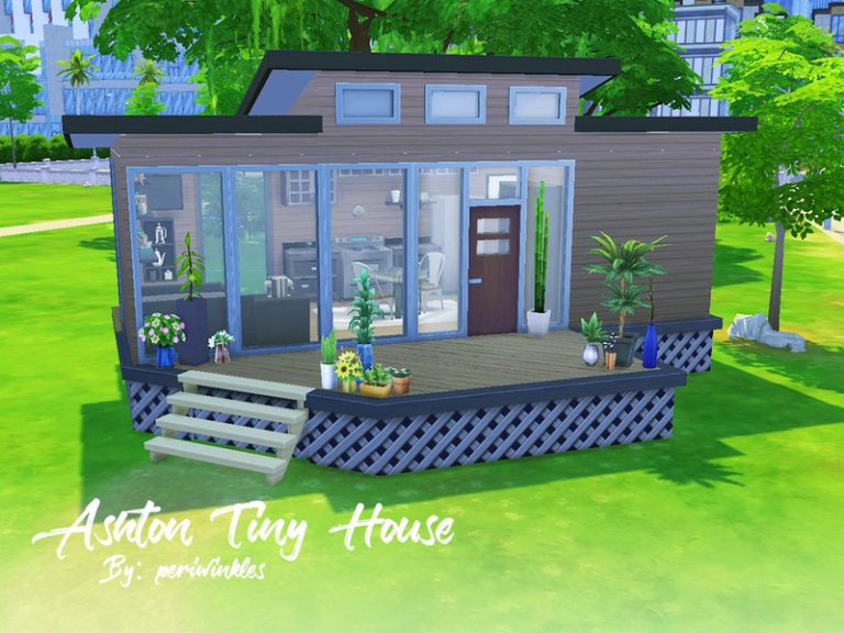 Ashton Tiny House (No CC) - The Sims 4 Catalog