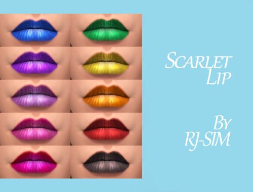 Scarlet Lipstick