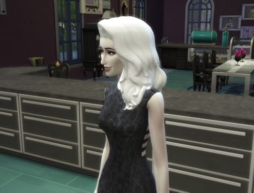 White Hair Recolor 10: Cool Kitchen Style