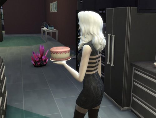 White Hair Recolor 10: Cool Kitchen Style