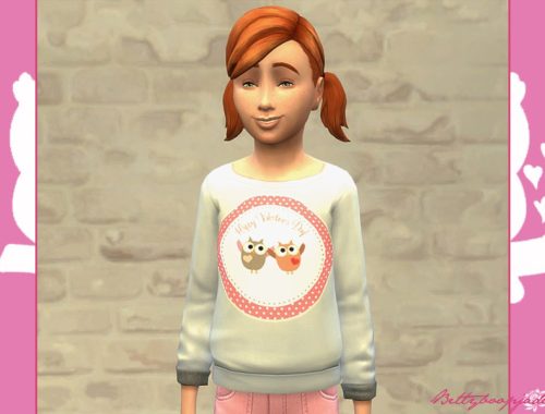 Valentines day owl child