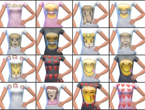 16 Emoji T-shirts