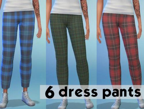 6 dress pants