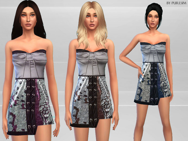 Satin Dress - The Sims 4 Catalog