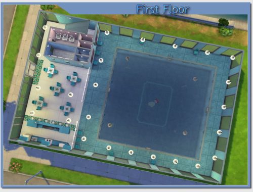 Blue Gym and Pool