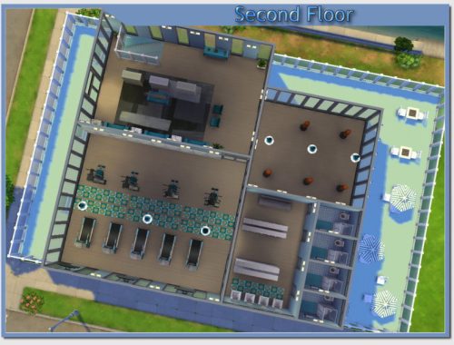 Blue Gym and Pool