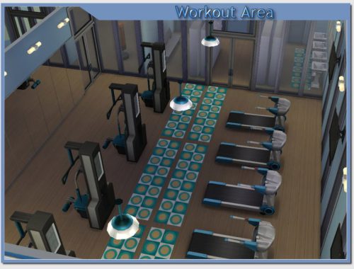 Blue Gym and Pool