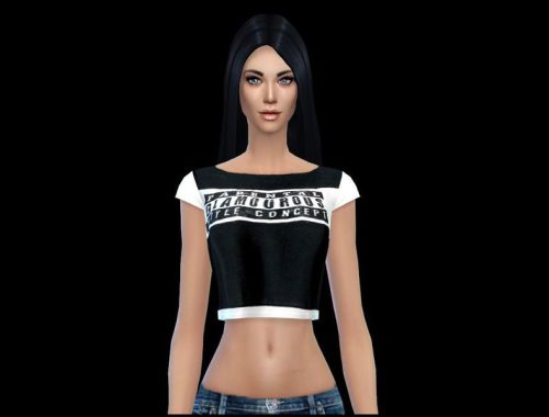 black and white fashion set