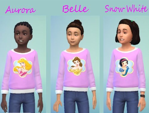 Disney Princess Sweatshirt Set for Girls