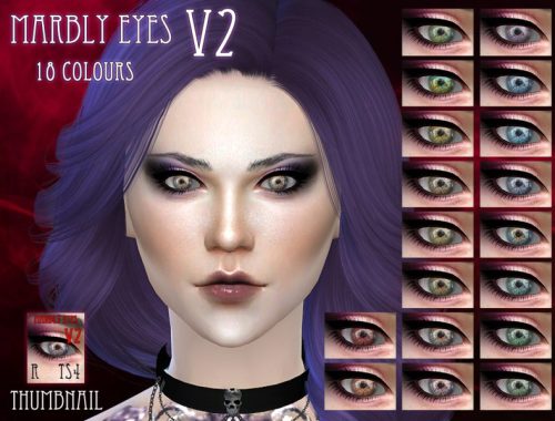 Marbly Eyes - more realistic version