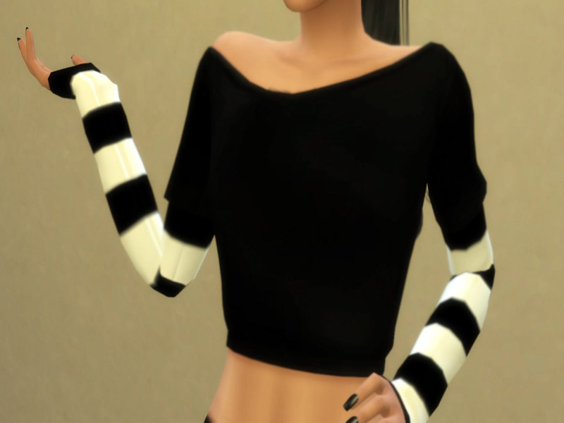 City Living Off Shoulder Top Recolor - The Sims 4 Catalog