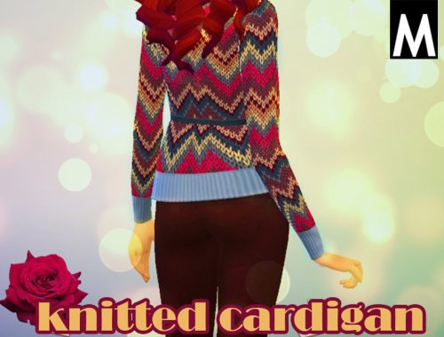 [M] Knitted Cardigan