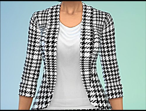Houndstooth Clothing Set