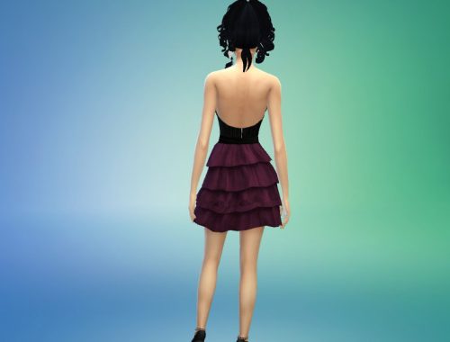 Diamond&Chiffon Dress