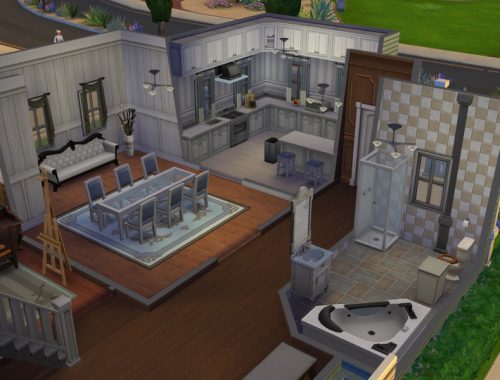 Blue Victorian home