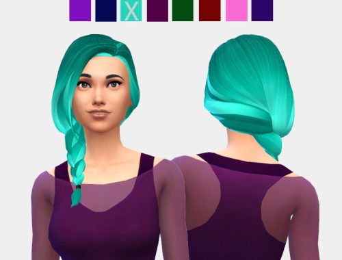 Get together Side Ponytail Retexturing/Recolor