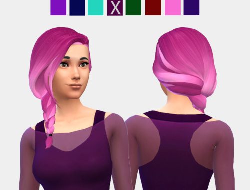 Get together Side Ponytail Retexturing/Recolor