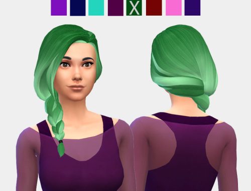 Get together Side Ponytail Retexturing/Recolor