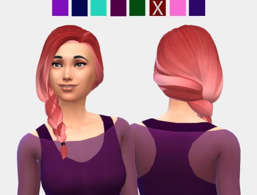 Get together Side Ponytail Retexturing/Recolor
